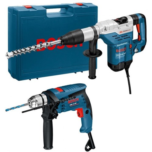 BOSCH GBH 5-40 DCE Vŕtacie kladivo + GSB 13 RE Príklepová vŕtačka 0615990L0M