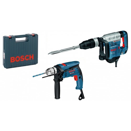 BOSCH GSH 5 CE Sekacie kladivo + GSB 13 RE Príklepová vŕtačka 0615990L0H