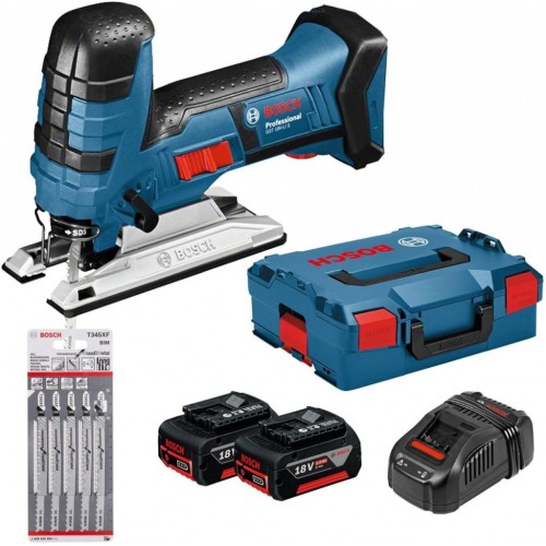 BOSCH GST 18V-LI S Aku priamočiara píla + 5-dielna súprava listov 06015A5106 BOSCH GST 18V-LI S Aku priamočiara píla + 5-dielna súprava listov 06015A5106