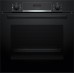 Bosch Séria 4 Zabudovateľná rúra s prídavnou parou 60 x 60 cm čierna HQA534EB3