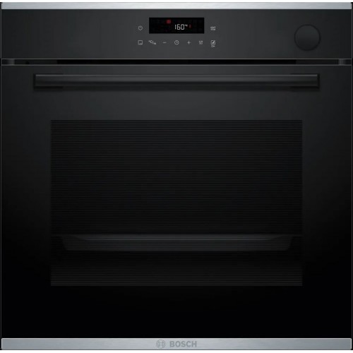 Bosch Séria 4 Zabudovateľná rúra s prídavnou parou 60 x 60 cm čierna HRG272EB3