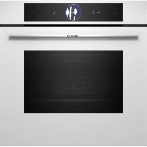 Bosch Serie 8 Vstavaná kombinovaná parná rúra, 60 × 60 cm, biela HSG7361W1 Bosch Serie 8 Vstavaná kombinovaná parná rúra, 60 × 60 cm, biela HSG7361W1