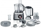 Bosch Food processor MultiTalent 8 1250 W Černá, Brushed stainless steel MC812M844