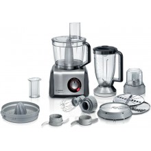 Bosch Food processor MultiTalent 8 1250 W Černá, Brushed stainless steel MC812M844