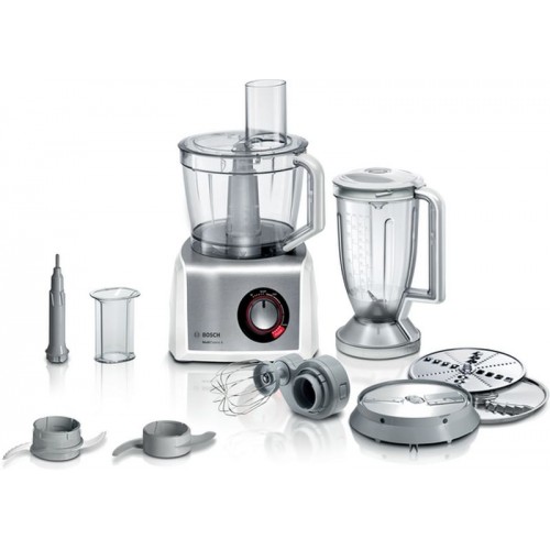 Bosch Food processor MultiTalent 8 1250 W biela, brúsené antikoro MC812S814