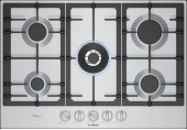 Bosch Serie 6 Plynová varná doska 75 cm Nerez PCQ7A5I90