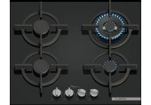 Bosch Serie 6 Plynová varná doska 60 cm Tvrdené sklo, čierna PPH6A6I10