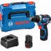 BOSCH GSB12V-32 PROFESSIONAL Aku příklepový šroubovák, 2x 12V/2,0Ah, L-BOXX 06019G9502
