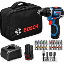 BOSCH GSB12V-32 PROFESSIONAL Aku příklepový šroubovák, 2x 12V/2,0Ah, taška 06019G9504