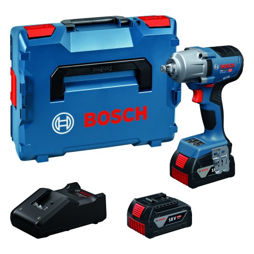 BOSCH GDS18V-450H PROFESSIONAL Akumulátorový rázový utahovák, 2x5,0Ah, L-BOXX 06019K4203 BOSCH GDS18V-450H PROFESSIONAL Akumulátorový rázový utahovák, 2x5,0Ah, L-BOXX 06019K4203