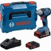 BOSCH GDS18V-330H PROFESSIONAL Akumulátorový rázový utahovák, 2x4,0Ah, L-BOXX 06019L5202