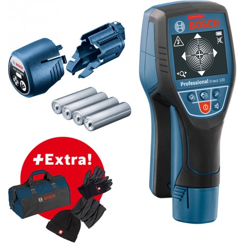 BOSCH D-tect 120 Detektor + zimné sada + brašna na náradie 06159940M4 BOSCH D-tect 120 Detektor + zimné sada + brašna na náradie 06159940M4