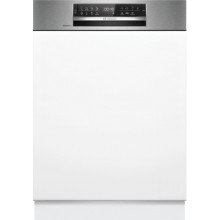 Bosch Séria 6 Zabudovateľná umývačka riadu 60 cm Brúsená ocel SMI6ECS10E