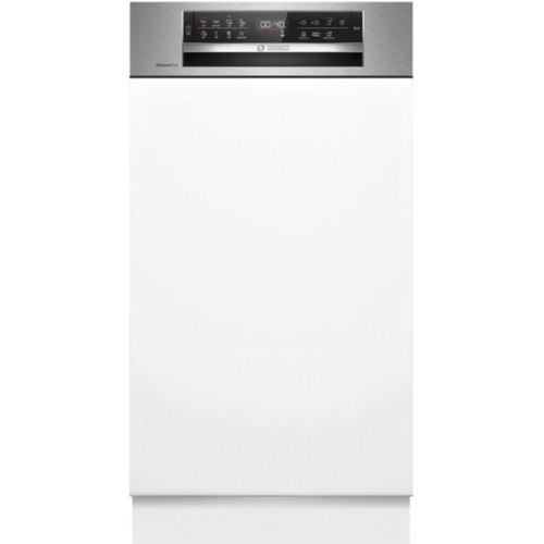 Bosch Séria 6 Zabudovateľná umývačka riadu 45 cm Brúsená oceľ SPI6EMS21E