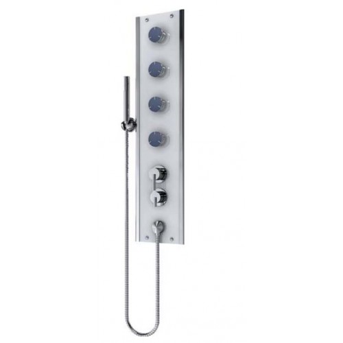 TEIKO rohový sprchový masážny panel 100 x 22 cm BOSS ECO P1 V262100N92T02011