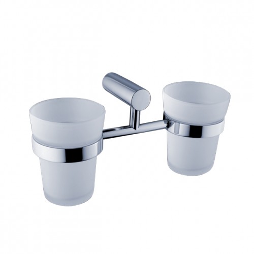 NIMCO BORMO dvojitý držiak pohárov z matného skla, menšie BR11058DC-26