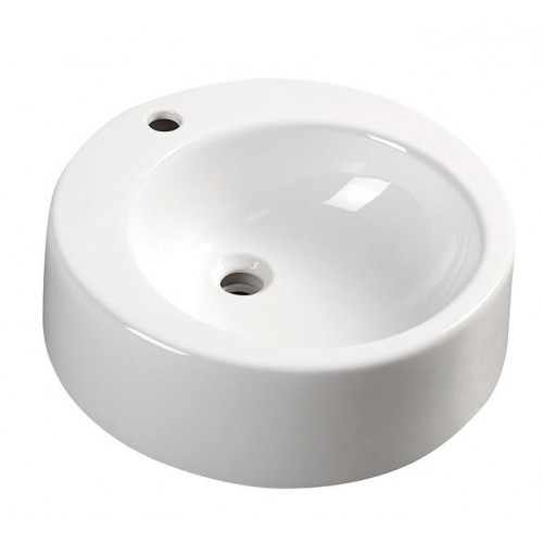 AQUALINE BROOK keramické umývadlo na dosku, 50 cm, biela FS16 AQUALINE BROOK keramické umývadlo na dosku, 50 cm, biela FS16
