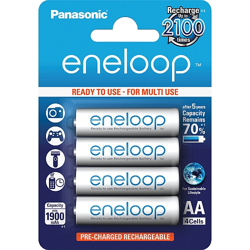 PANASONIC Nabíjacie tužkové batérie 2100C 3MCCE / 4BE ENELOOP AA 4KS 35045041