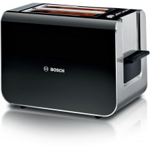 BAZÁR Bosch Styline Compact toaster (860W/čierny) TAT8613 ROZBALENÉ!!