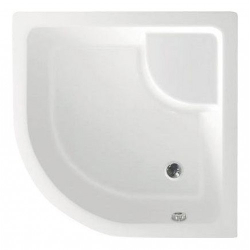 AQUALINE 80 Štvrťkruhová vanička hlboká, akrylát C83