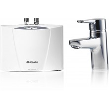 CLAGE MCX BLUE Malý prietokový ohrievač vody 3,5 kW 230 V + batéria EWT 1500-15133