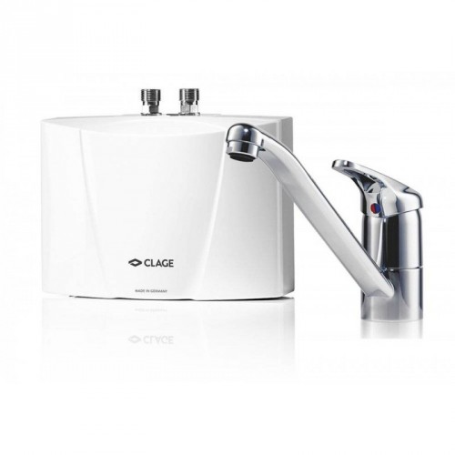 CLAGE M7 EKM Prietokový ohrievač vody 6,5 kW 400 V + páková stojanková batéria 1500-17227