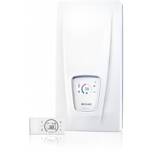 CLAGE DSX TOUCH Komfortný prietokový ohrievač vody 18-27 kW 400 V 3200-36600