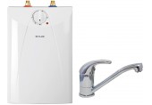 CLAGE S5-U + BUP Ohrievač vody so zásobníkom pod umývadlo s armatúrou 4100-42056