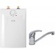 CLAGE S5-U + BUP Ohrievač vody so zásobníkom pod umývadlo s ventilovou armatúrou 4100-4205