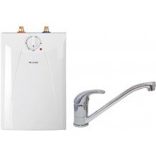 CLAGE Ohrievač vody so zásobníkom S5-U+BDP pod umývadlo s ventilovou armatúrou 4100-42057