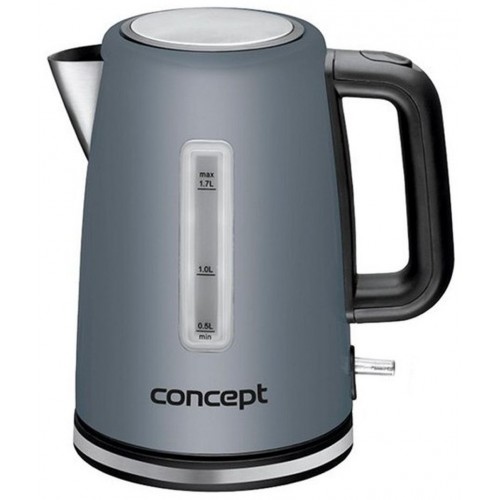 CONCEPT RK-3110gy Rýchlovarná kanvica nerezová 1,7 l sivá rk3110gy