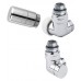 SAPHO CORNER připojovací sada ventilů termostatická, pravé, chrom CP1012R
