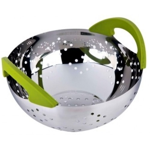 CS SOLINGEN Cedník nerez 24 cm STILO, zelený CS-010021701-24