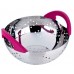 CS SOLINGEN Cedník nerez 24 cm STILO, ružový CS-010041701-24