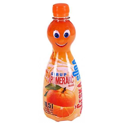 Sirup orange Česká soda 0,5 l CS131293