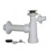 SAPHO umývadlový sifón, nerezová výpusť 5/4 ", odpad 40mm s odboočkou, plast CV1013