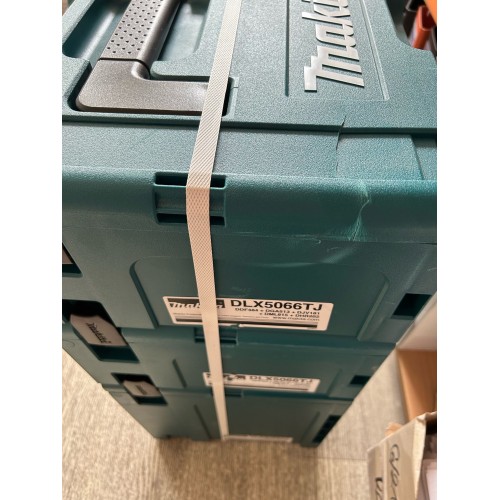 BAZÁR MAKITA DLX5066TJ Aku DDF484+DGA513+DHR202+DJV181+DML815+(3x18V/3*5Ah)+(3x MAKPAC)
