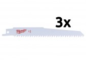 Milwaukee Sawzall Pílka do chvostovky (150mm/3ks) 48001075