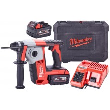 Milwaukee M18 BH-402C Aku vŕtacie kladivo SDS-Plus 2x4.0 Ah, Kufr 4933443330