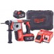 Milwaukee M18 BH-402C Aku vŕtacie kladivo SDS-Plus 2x4.0 Ah, Kufr 4933443330