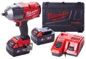 Milwaukee M18 FHIWP12-502X Aku rázový uťahovák 2x5.0 Ah, HD Box 4933459693