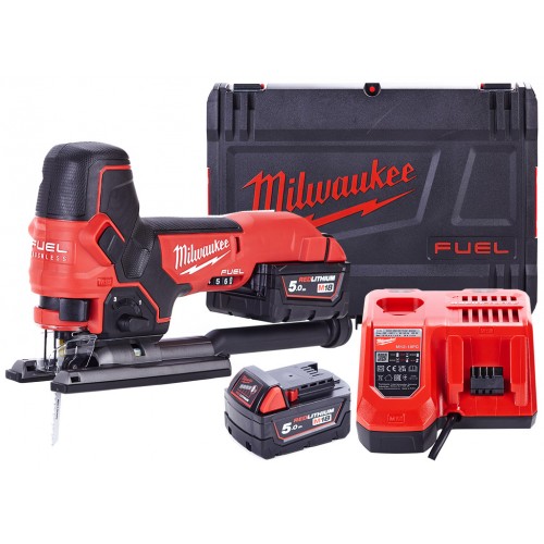 Milwaukee M18 FBJS-502X Priamočiara píla 2x5.0 Ah, HD Kufor 4933464800