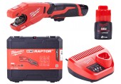 Milwaukee M12 PCSS-202C Aku rezačka nerezových rúr (12V/2x2,0Ah) Kufor 4933479242