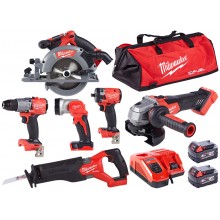 Milwaukee M18 FPP6L2-502B Set náradia 4933479423