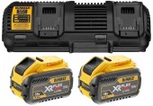 DeWALT DCB132X2 Súprava XR FlexVolt nabíjačka DCB132 + 54V 2x9,0Ah