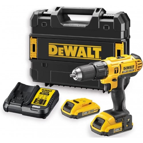 DeWALT DCD776D2T Aku príklepová vŕtačka (42Nm/18V/2x2,0Ah) kufor Tstak DeWALT DCD776D2T Aku príklepová vŕtačka (42Nm/18V/2x2,0Ah) kufor Tstak