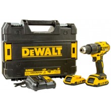 DeWALT DCD778D2T Aku príklepová vŕtačka / skrutkovač (65Nm/18V/2x2,0Ah) kufor Tstak