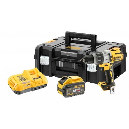 DeWALT Aku príklepová vŕtačka 9,0Ah 18V FLEXVOLT DCD996X1