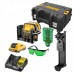 DeWALT DCE0825D1G Krížový päťbodobý laser zelený XR (10,8V/1x 2,0Ah)kufor Tstak