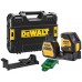 DeWALT DCE088NG18 Laser samonivelačný kríž, zelený lúč 18V - iba telo, kufor TStak